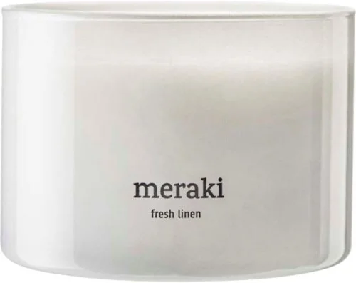 Meraki Fresh Linen Scented Candle Large v:4103946