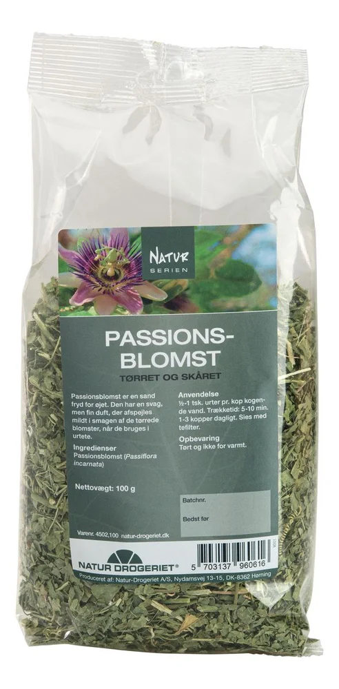 Natur-Drogeriet Pasjonsblomst – 100 g v:1659093 Natur-Drogeriet Pasjonsblomst – 100 g v:1659093