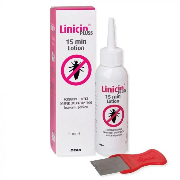 Linicin Pluss Lotion lusekur mot hodelus v:5082855 Linicin Pluss Lotion lusekur mot hodelus v:5082855