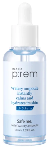 Make P:rem Safe me. Relief watery ampoule 50 ml v:7957318 Make P:rem Safe me. Relief watery ampoule 50 ml v:7957318