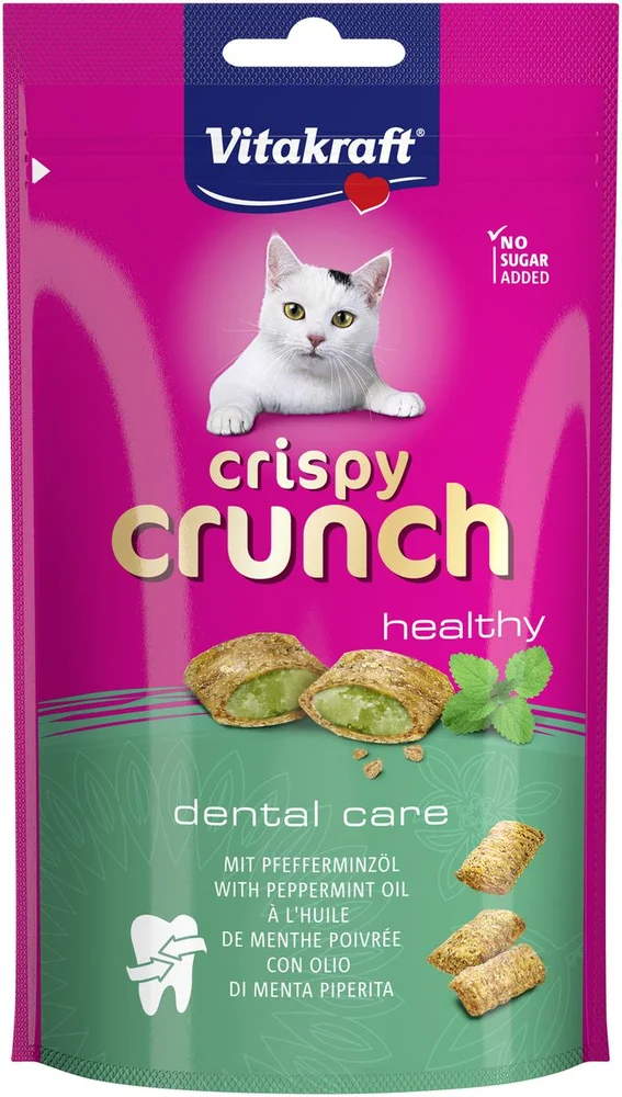 Vitakraft Crispy Crunch med peppermynteolje - 60 g. v:5225986