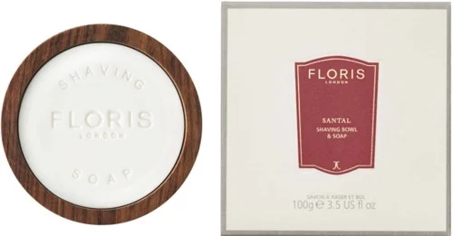 Floris London Santal Shaving Soap in Wooden Bowl 100 g v:3034411 Floris London Santal Shaving Soap in Wooden Bowl 100 g v:3034411