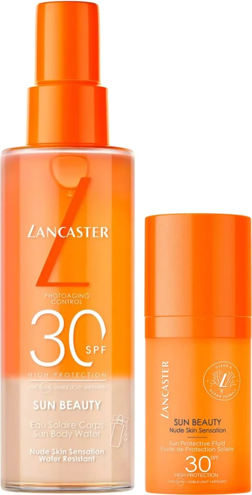 Lancaster Sun Beauty Sun Protective SPF30 Bundle Face Fluid 30 ml & Sun Water 175 ml v:3671141 Lancaster Sun Beauty Sun Protective SPF30 Bundle Face Fluid 30 ml & Sun Water 175 ml v:3671141