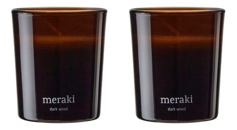 Meraki Duftlys Dark Wood – 60 g. v:2696848 Meraki Duftlys Dark Wood – 60 g. v:2696848