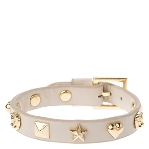 DARK Leather Sign Stud Bracelet Sand 1pcs v:1340216 DARK Leather Sign Stud Bracelet Sand 1pcs v:1340216