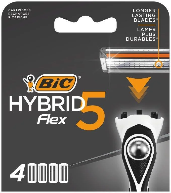 BIC Hybrid 5 Flex Refill – 4 patroner v:2211195 BIC Hybrid 5 Flex Refill – 4 patroner v:2211195