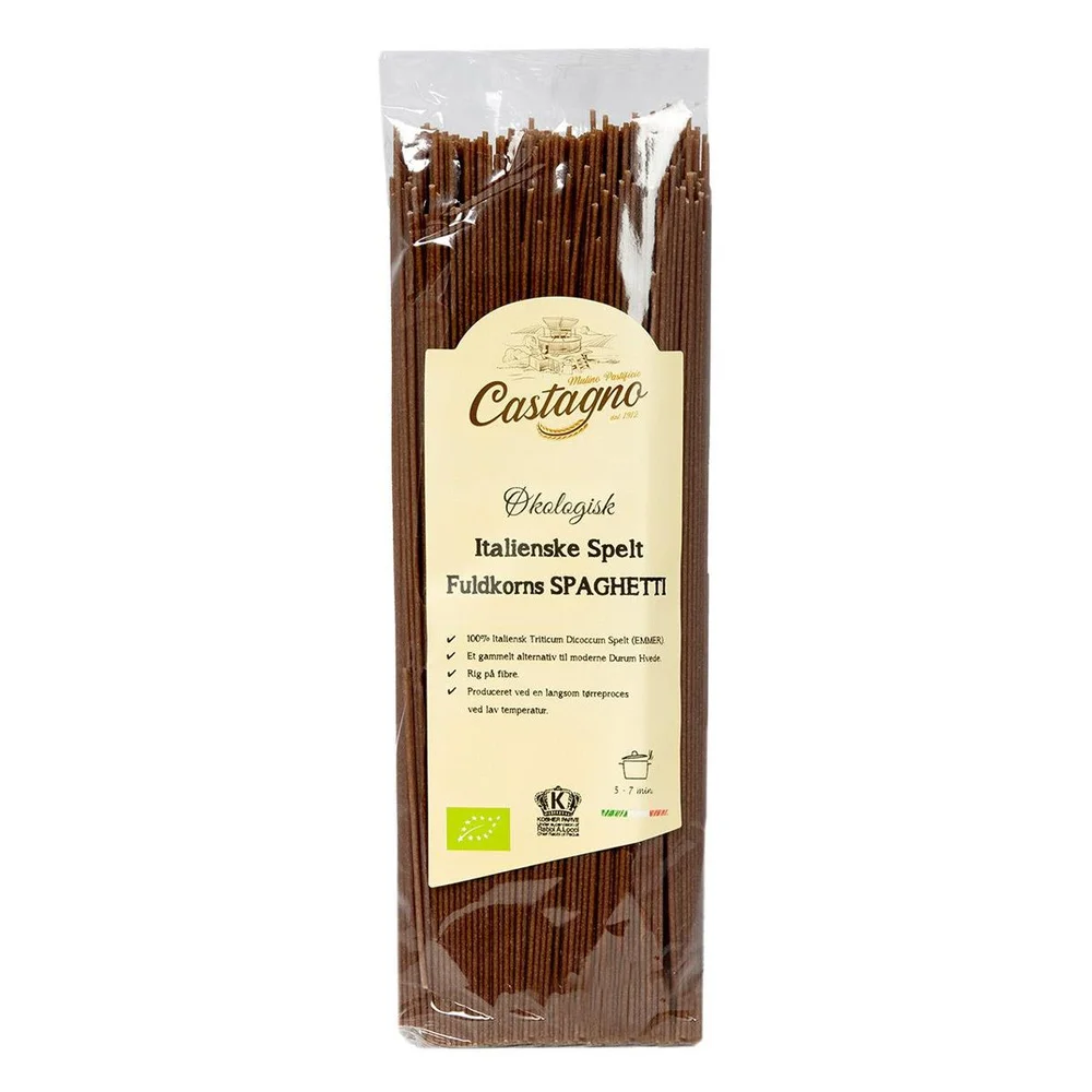 Castagno Fullkorns Spelt Spaghetti Ø – 500 g v:4520568 Castagno Fullkorns Spelt Spaghetti Ø – 500 g v:4520568
