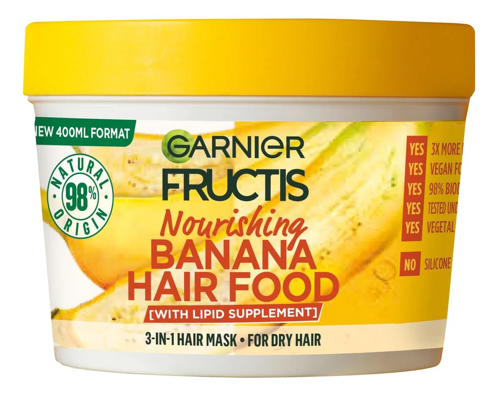 Garnier Fructis Hair Food Banana Mask - 400 ml. v:7653045