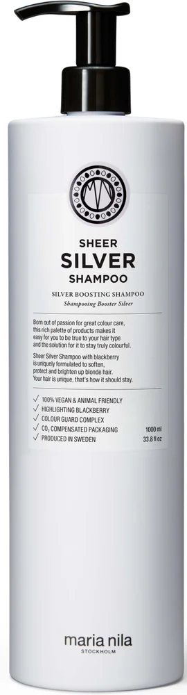 maria nila Sheer Silver Shampoo 1000 ml v:5152155 maria nila Sheer Silver Shampoo 1000 ml v:5152155