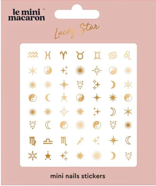Le Mini Macaron Nail Art Stickers Lucky Star v:8825617