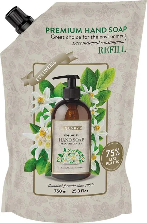 Gunry Scents of The World Hand Soap Edelweiss Refill 750 ml v:9964917 Gunry Scents of The World Hand Soap Edelweiss Refill 750 ml v:9964917