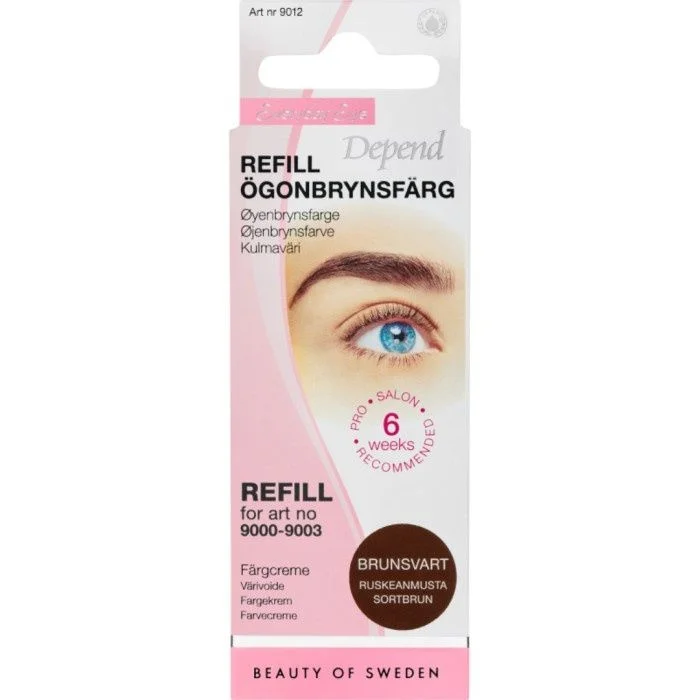 Depend Eyebrow Colour refill brunsvart 5 ml | brynsfarge v:1621703 Depend Eyebrow Colour refill brunsvart 5 ml | brynsfarge v:1621703