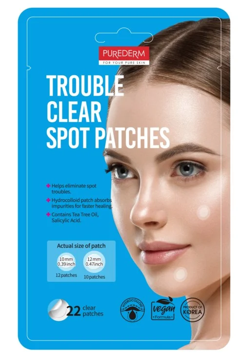 Purederm Trouble Clear Spot Patches 22pcs 2 g v:7275862
