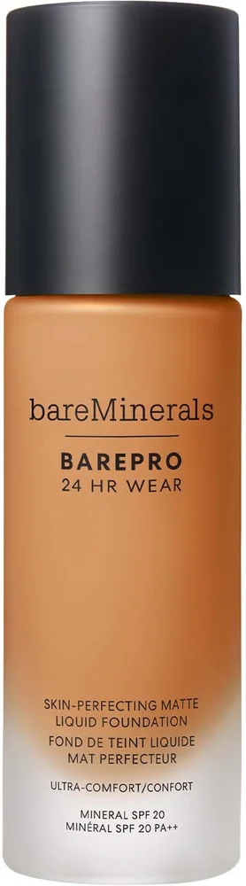 bareMinerals BAREPRO 24HR Skin-Perfecting Matte Liquid Foundation SPF 20 Medium Deep 43 Neutral v:7764463