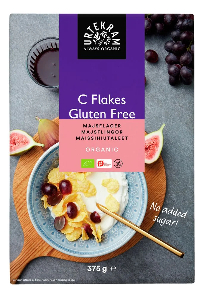 Urtekram Food Cornflakes Glutenfri – 375g v:8073206 Urtekram Food Cornflakes Glutenfri – 375g v:8073206