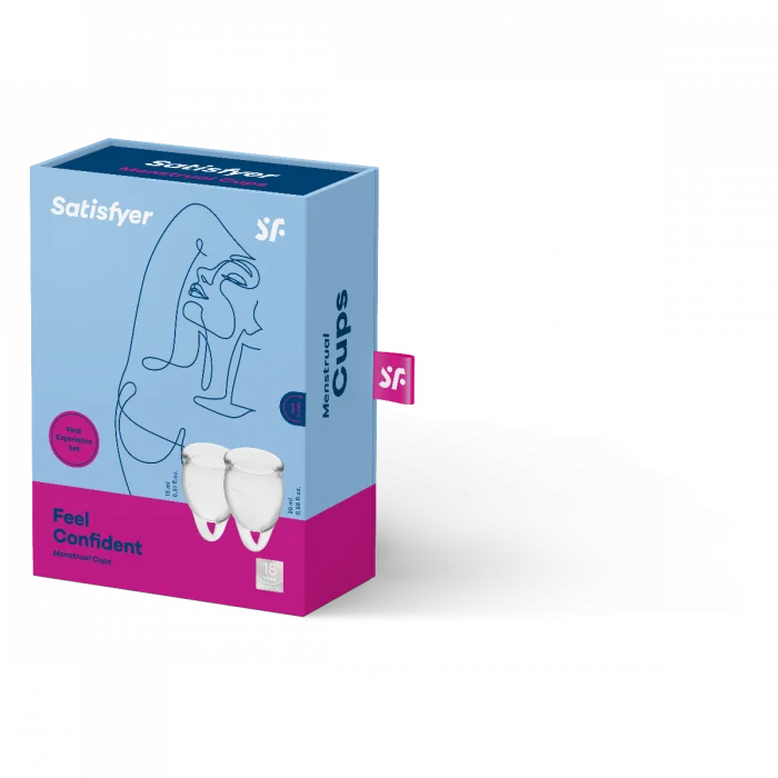 Feel Confident Transparent menstruasjonskopp 1 stk v:9560966 Feel Confident Transparent menstruasjonskopp 1 stk v:9560966