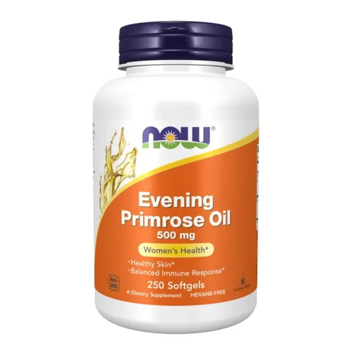 Now Evening Primrose Oil 500 mg 250 Kapsler v:7351967 Now Evening Primrose Oil 500 mg 250 Kapsler v:7351967