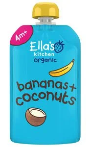 Ella's kitchen økologisk fruktpuré Banan & kokos 120 g v:2647768