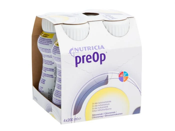 Nutricia preOp næringsdrikk sitronsmak 4x200 ml v:5182052