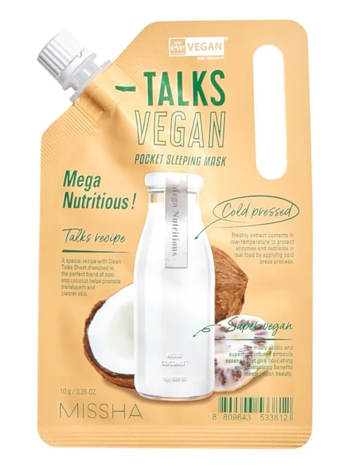 MISSHA Talks Vegan Squeeze Pocket Sleeping Mask v:1923225