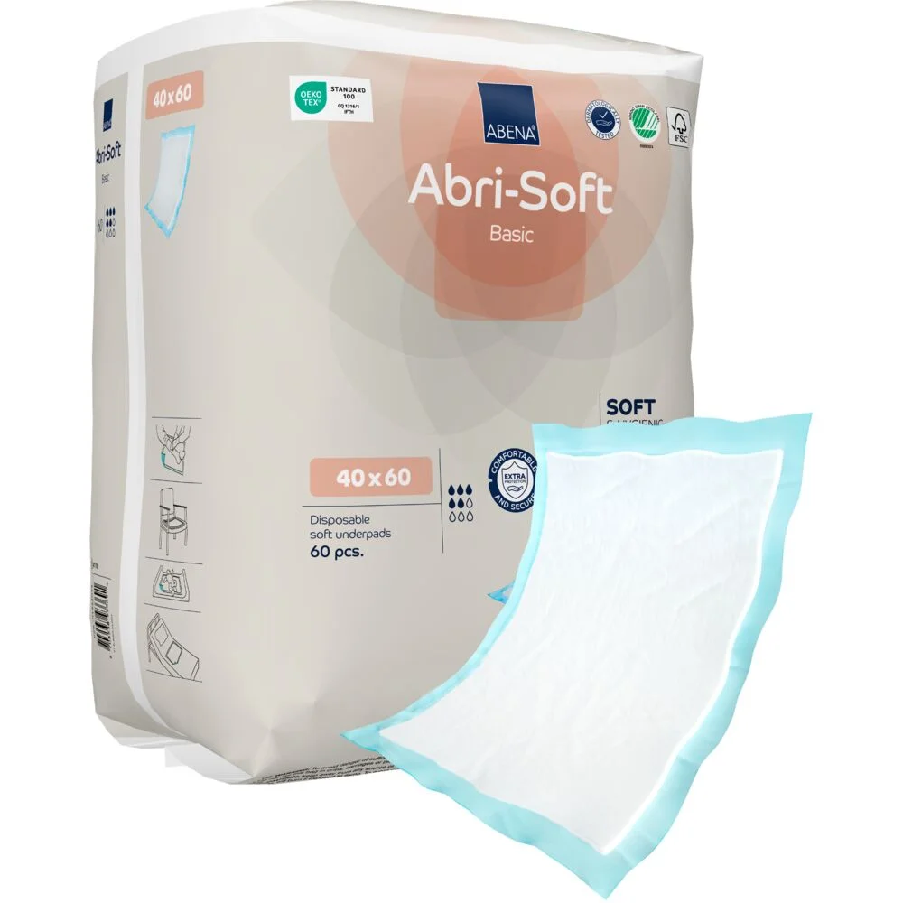 Abri-Soft Basic Light Underlag, 60x40 cm | 60 stk v:9320478