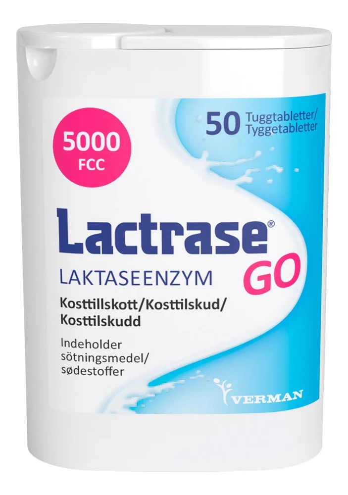 Lactrase GO – 50 tyggetabl. v:3561268 Lactrase GO – 50 tyggetabl. v:3561268