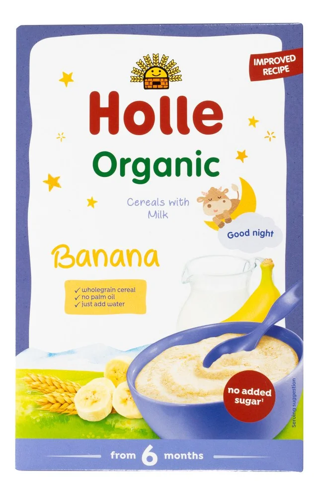Holle Fullkornsgrøt med melk og banan Ø - 250 g. v:6084140