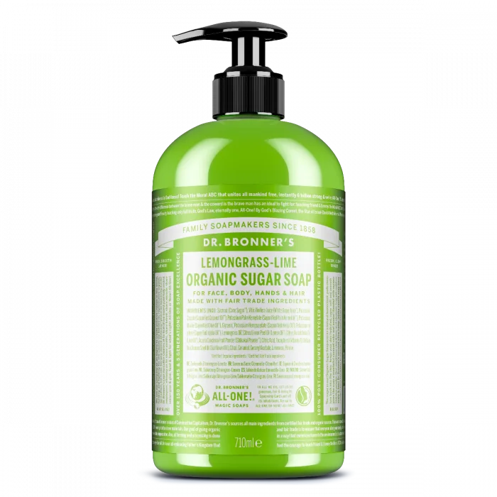 Dr. Bronner’s Pump Soap Sitrongress-Lime – økologisk såpe v:8244842