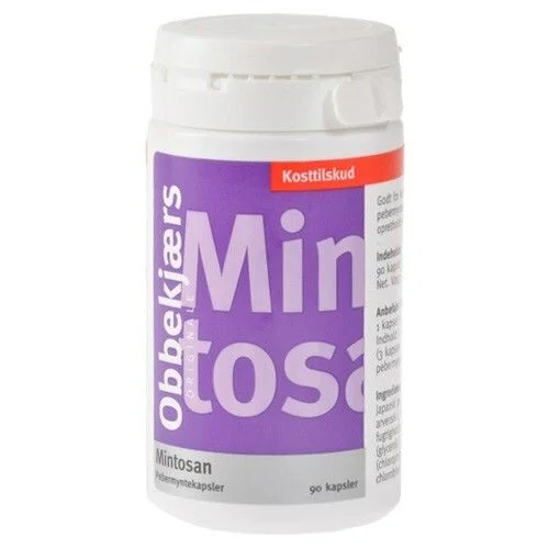 Obbekjærs Mintosan – 90 kaps. v:1029285 Obbekjærs Mintosan – 90 kaps. v:1029285