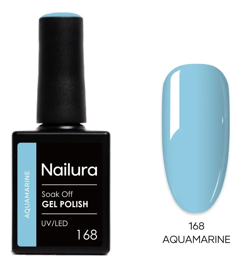 Nailura Gel Polish 168 - Aquamarine - 10 ml. v:1077797