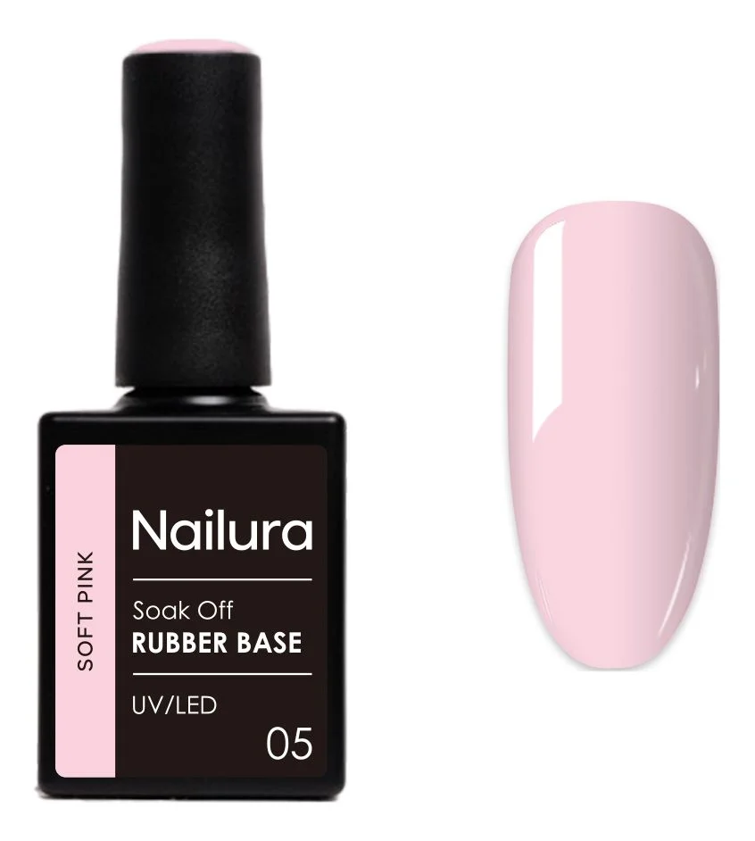 Nailura Rubber Base 05 - Soft Pink - 10 ml. v:5607614