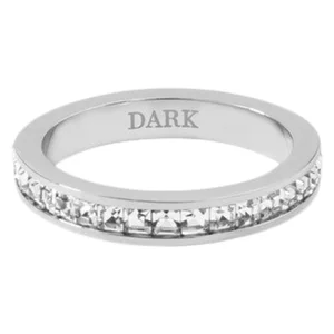DARK Crystal Ring Broad Silver Size 4 v:9667572 DARK Crystal Ring Broad Silver Size 4 v:9667572
