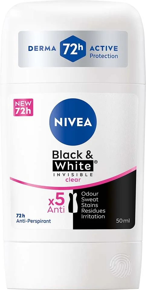 NIVEA Black & White Anti-Perspirant Stick 50 ml v:4795805 NIVEA Black & White Anti-Perspirant Stick 50 ml v:4795805