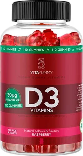 VitaYummy D3 Raspberry 110 stk v:4176785 VitaYummy D3 Raspberry 110 stk v:4176785