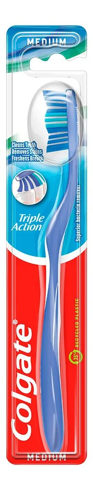Colgate Triple Action Tannbørste Medium – 1 stk. v:4539172 Colgate Triple Action Tannbørste Medium – 1 stk. v:4539172