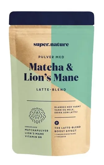 Supernature Matcha & Lion's Mane 150 g | Adaptogen latte v:8030884 Supernature Matcha & Lion's Mane 150 g | Adaptogen latte v:8030884