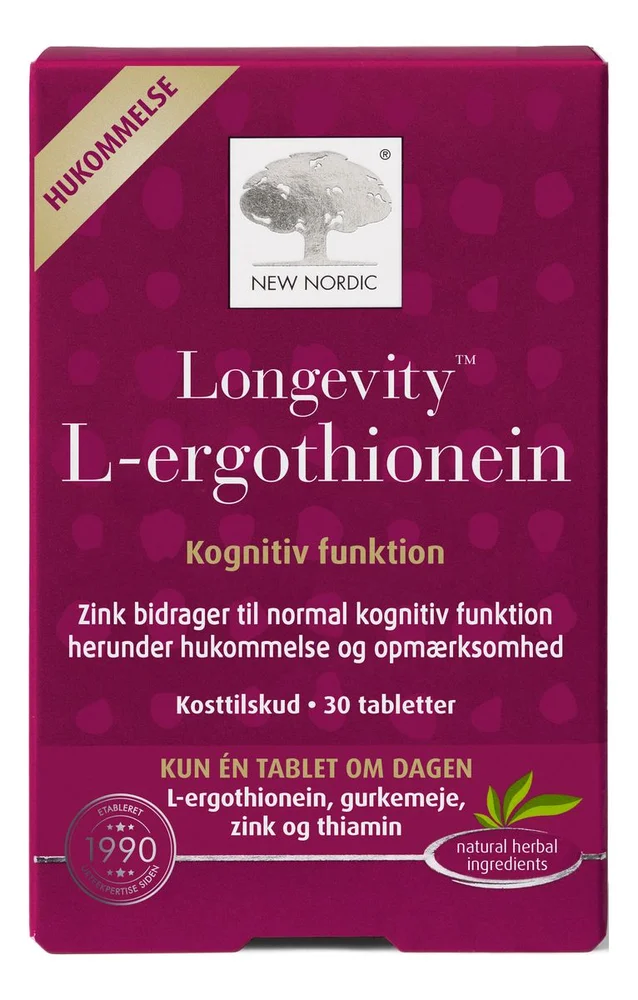 New Nordic Longevity™ L-ergothionein – 30 tabl. v:2356995