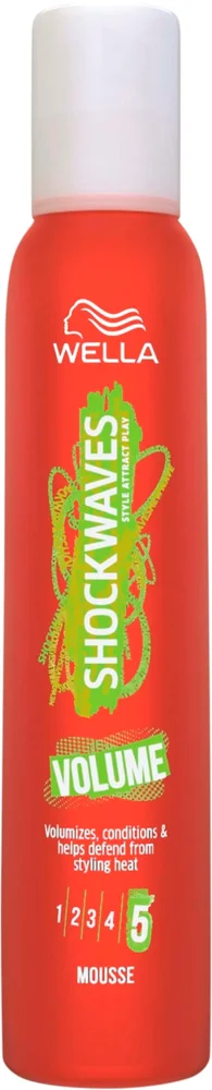 Wella Styling Wella Shockwaves Volume Mousse 200 ml v:9167165 Wella Styling Wella Shockwaves Volume Mousse 200 ml v:9167165