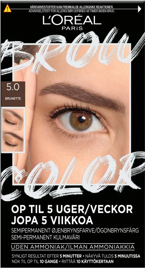 Loreal Paris Brow Color Semi-Permanent Eyebrow Color 5.0 Brunette v:7171790 Loreal Paris Brow Color Semi-Permanent Eyebrow Color 5.0 Brunette v:7171790