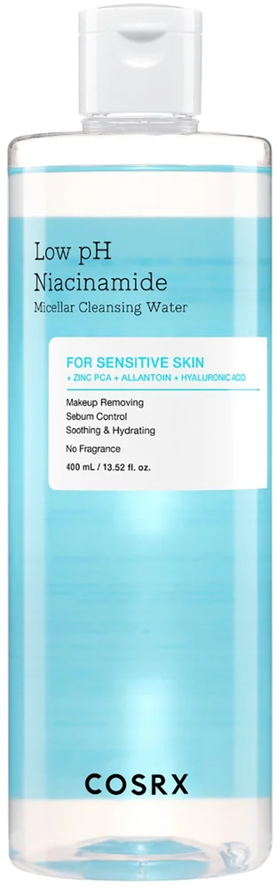 COSRX Low pH Niacinamide Micellar Cleansing Water 400 ml v:9372550 COSRX Low pH Niacinamide Micellar Cleansing Water 400 ml v:9372550