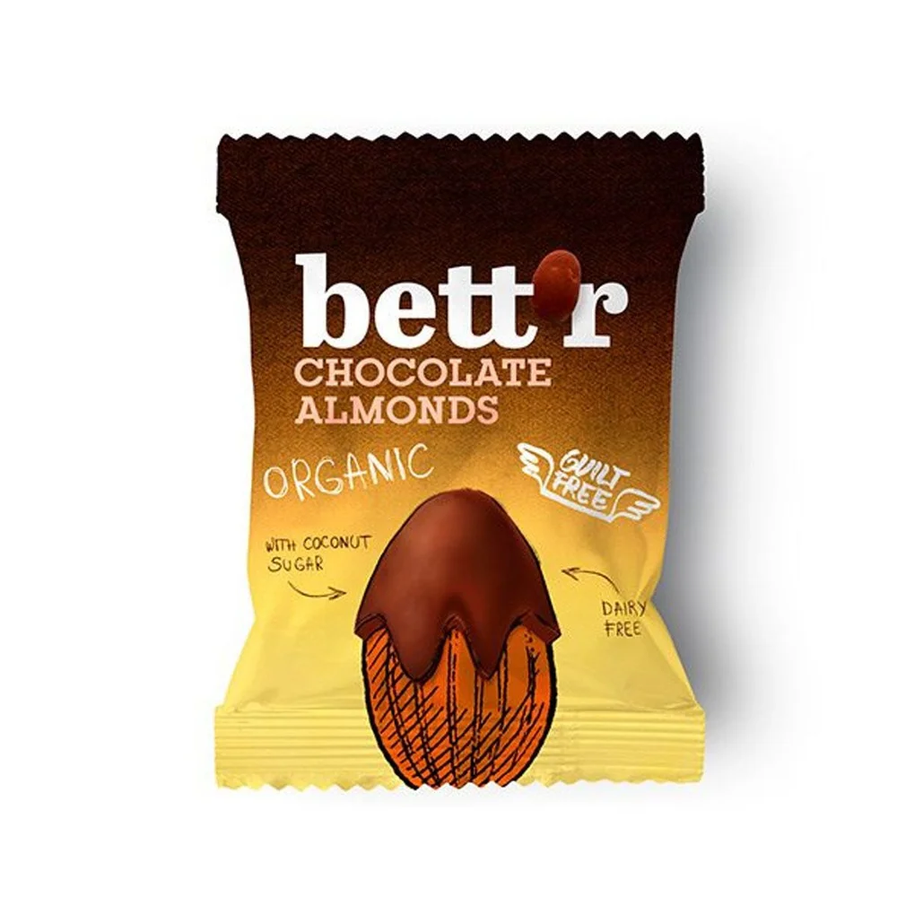 Bett`r Chocolate Almonds Ø – 40 g v:8864039