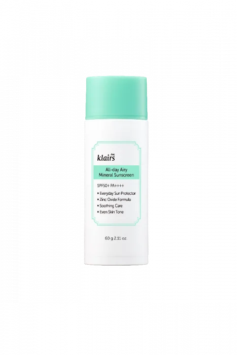 Klairs All-day Airy Mineral Sunscreen 60g v:2680454 Klairs All-day Airy Mineral Sunscreen 60g v:2680454