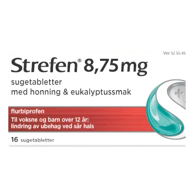 Strefen sugetabletter 8,75 mg Honning og eukalyptus – 16 stk. v:8518590 Strefen sugetabletter 8,75 mg Honning og eukalyptus – 16 stk. v:8518590