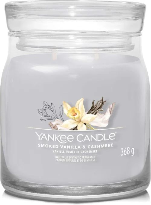 Yankee Candle Smoked Vanilla & Cashmere Signature Jar Medium v:3631837