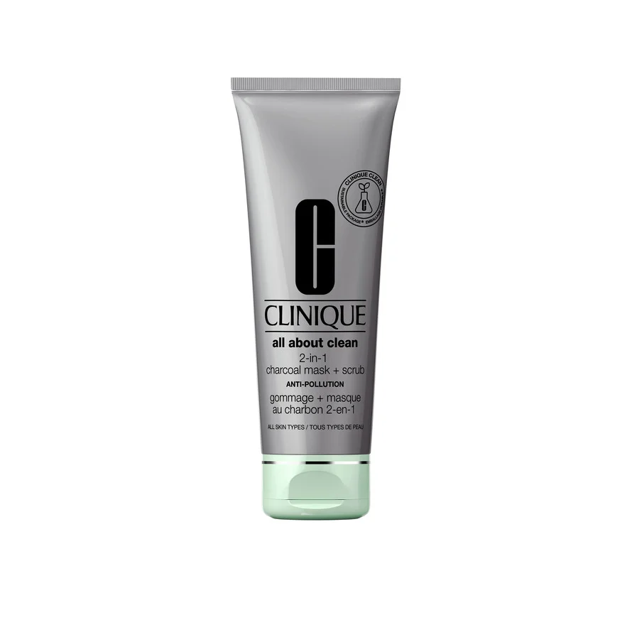 All About Clean Charcoal Mask + Scrub Anti-Pollution 100 ml – Clinique v:2326928 All About Clean Charcoal Mask + Scrub Anti-Pollution 100 ml – Clinique v:2326928