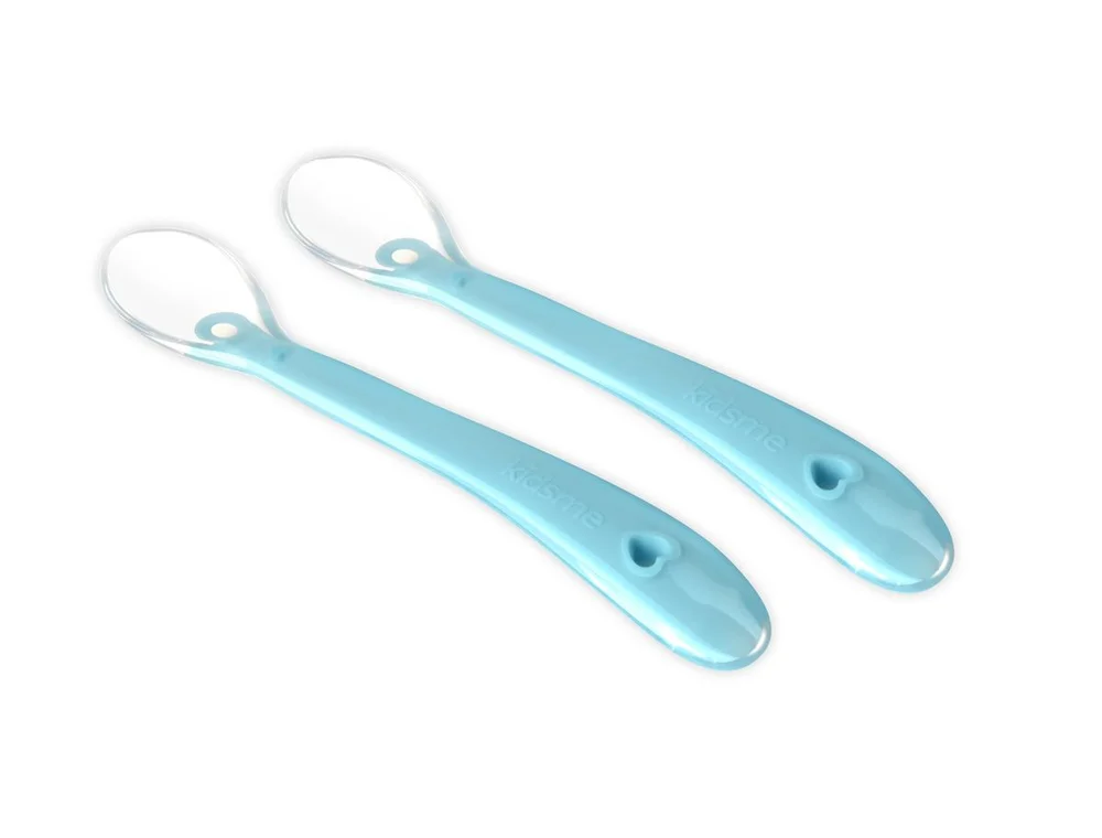 Kidsme Silicone spoon Aquamarine – 2 stk. v:9389174 Kidsme Silicone spoon Aquamarine – 2 stk. v:9389174