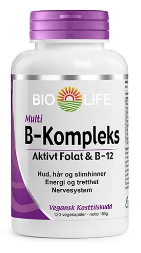 Bio-Life Multi B-kompleks 120 Kapsler v:5955394