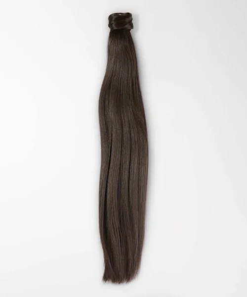 Rapunzel of Sweden Vegan Ponytail Straight / Clip-in / Medium Volume 40 cm 2.3 Chocolate Brown v:2310808