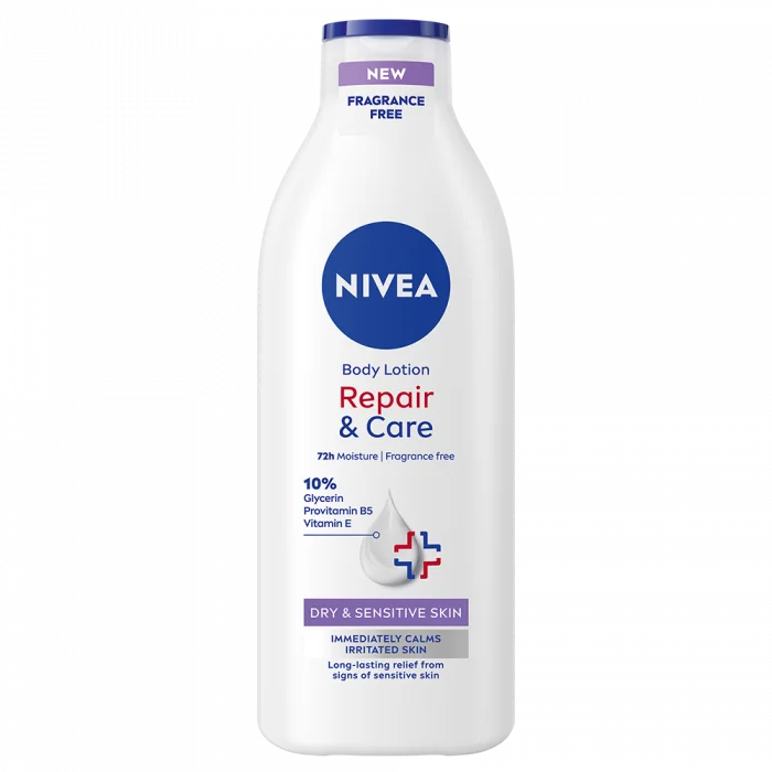 NIVEA Repair & Care Fragrance Free Body Lotion – Parfymefri body lotion til sensitiv hud v:5270699