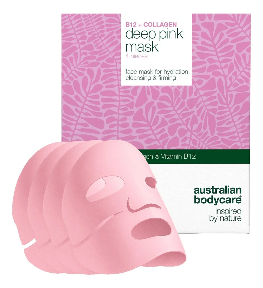 Australian Bodycare B12 Bio Collagen Facial Mask – 4 stk. v:8179395 Australian Bodycare B12 Bio Collagen Facial Mask – 4 stk. v:8179395